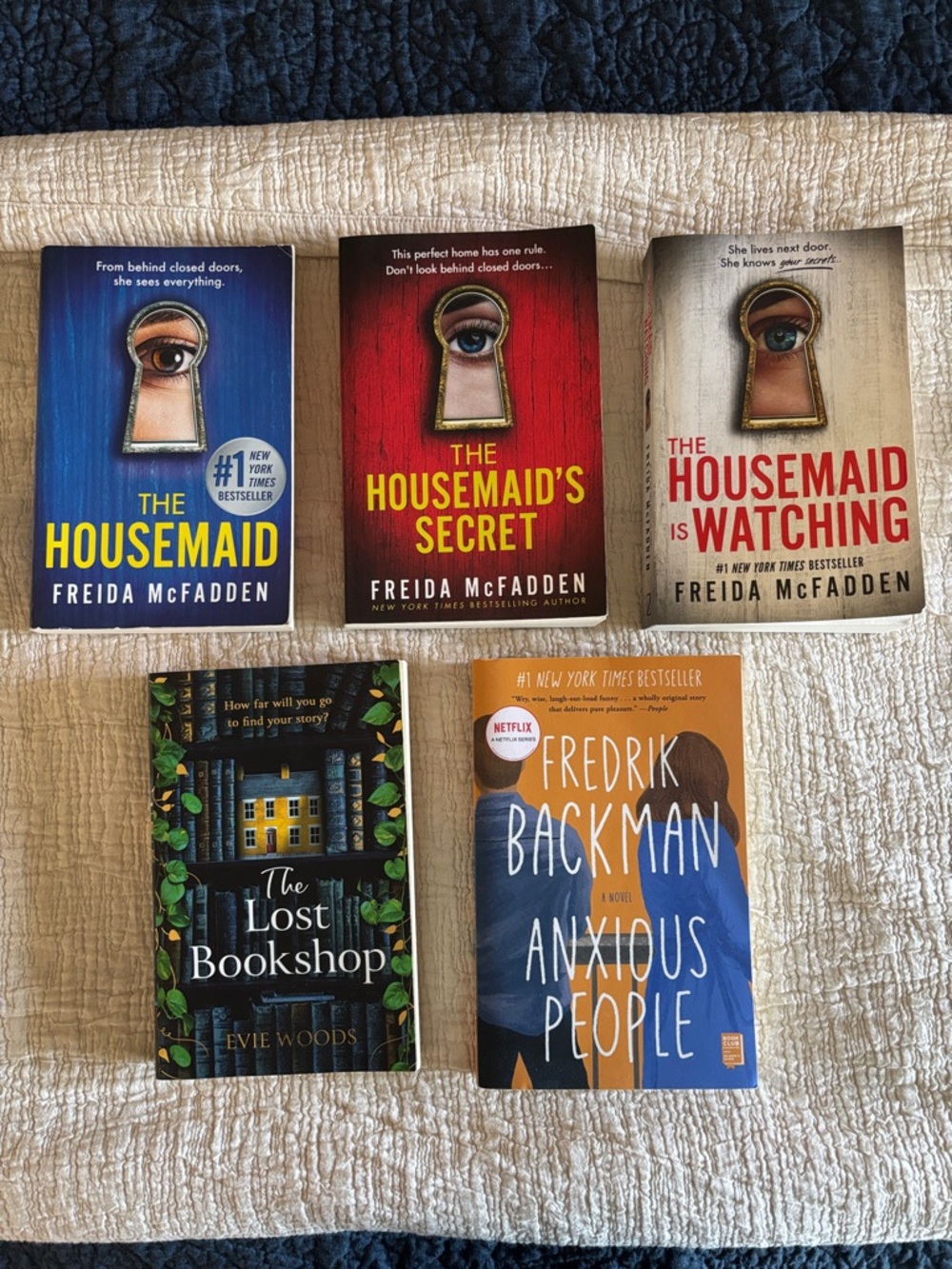 Popular lot of 5 book titles - Various Authors